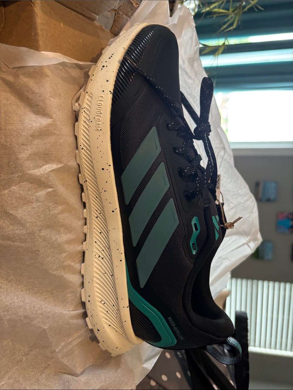 adidas Men’s Black & Teal Training Shoe
